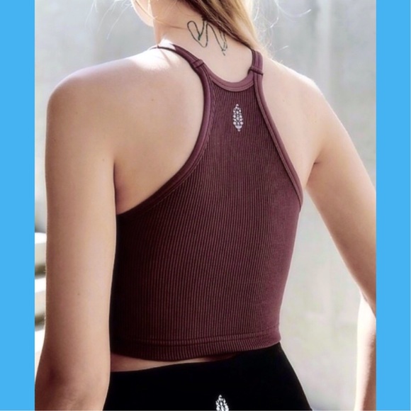 Free People Tops - XS/S FP Cropped Tank in Cocoa